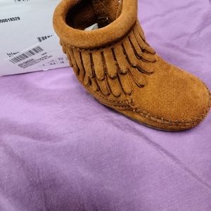 Minnetonka Kids' Fringe Bootie